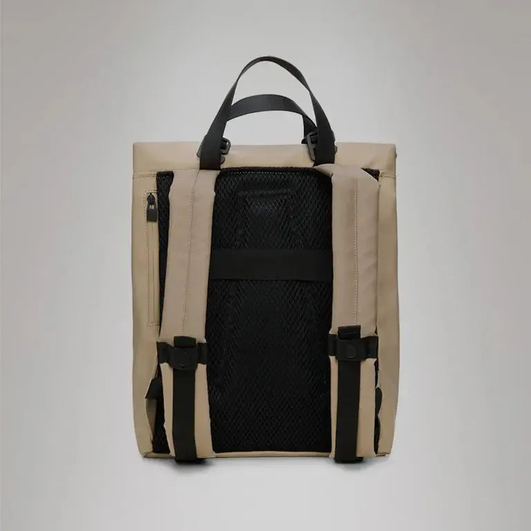 Rains 2 Way Tote Backpack Beige-Sekk-BagBrokers