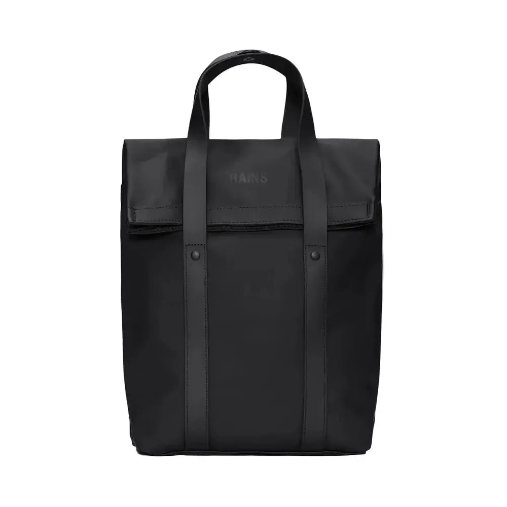 Rains 2 Way Tote Backpack Mini W3 Black-Sekk-BagBrokers