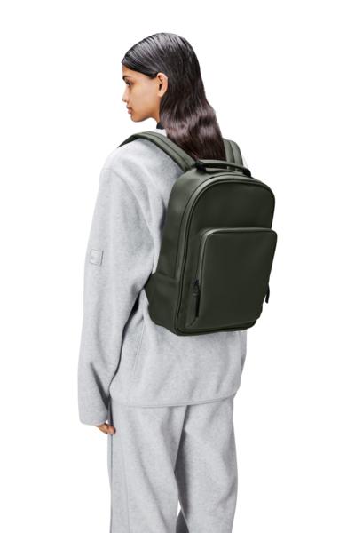 Rains BOOK Daypack W3 Green-Ryggsekker-BagBrokers