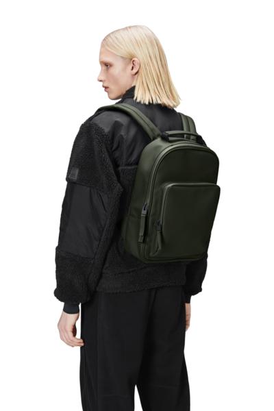 Rains BOOK Daypack W3 Green-Ryggsekker-BagBrokers