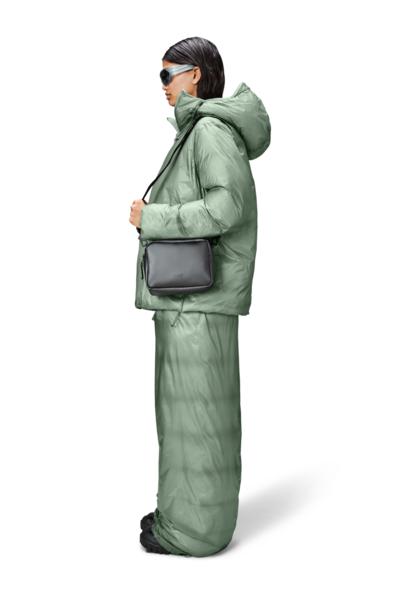 Rains Box Bag W3 Metallic Grey-reiseveske-BagBrokers