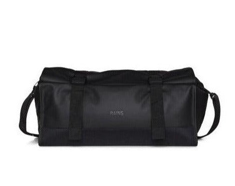 Rains Buckle Rolltop Duffle Bag Svart-Bagger-BagBrokers