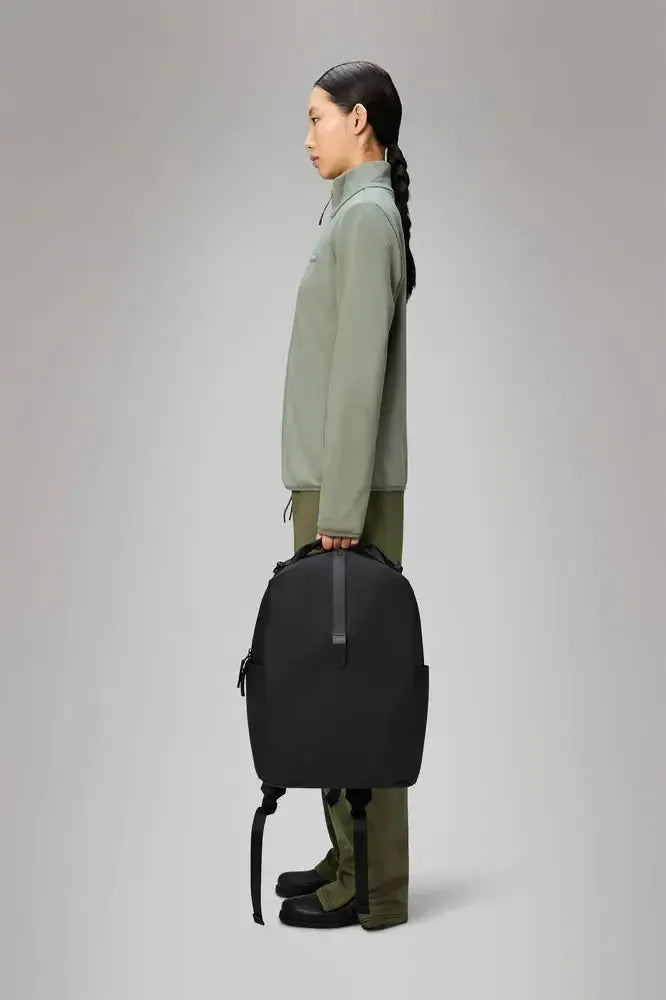 Rains Clip Front Backpack W3 Black-Ryggsekker-BagBrokers
