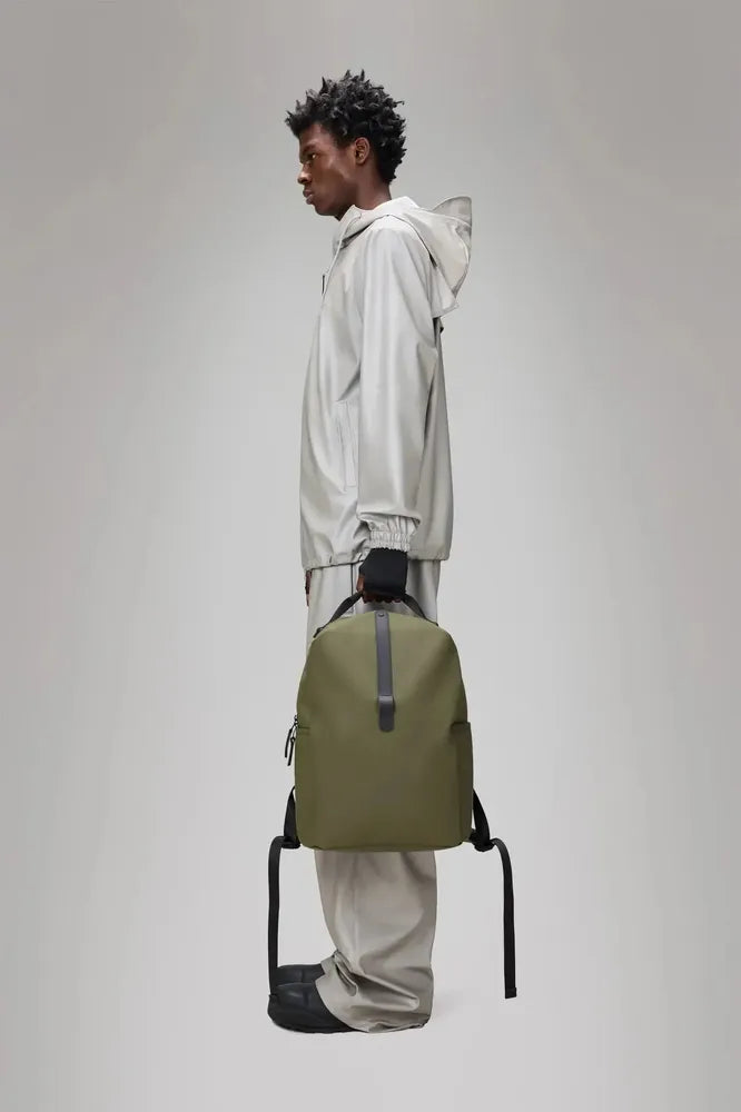 Rains Clip Front Backpack W3 Marsh-Ryggsekker-BagBrokers