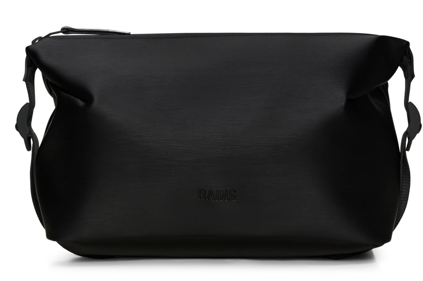 Rains Hilo Wash Bag W3 Toalettmappe Black Grain-Toalettmappe-BagBrokers