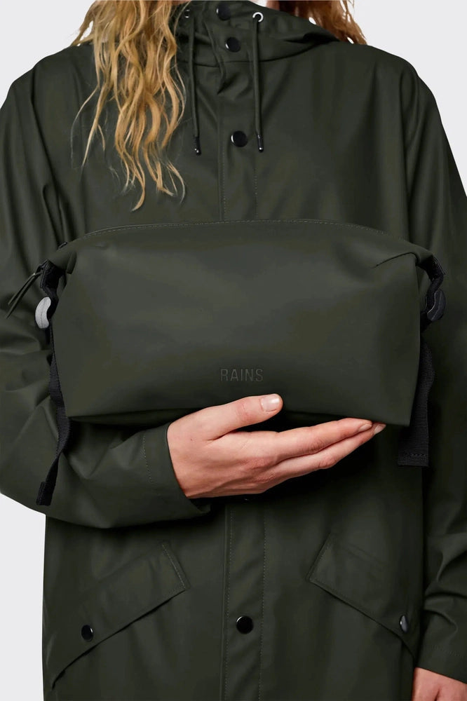 Rains Weekend Wash Bag Toalettmappe Green, new logo-Toalettmappe-BagBrokers
