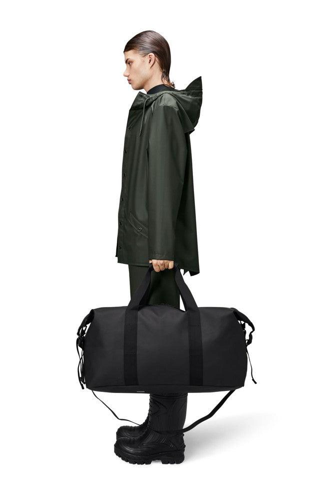 Rains Hilo Weekend Bag Large W3 47 liter Black-Bagger-BagBrokers