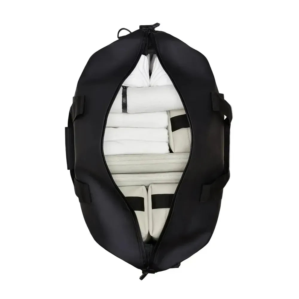 Rains Hilo Weekend Bag Medium W3 37 liter Black Grain-Bagger-BagBrokers