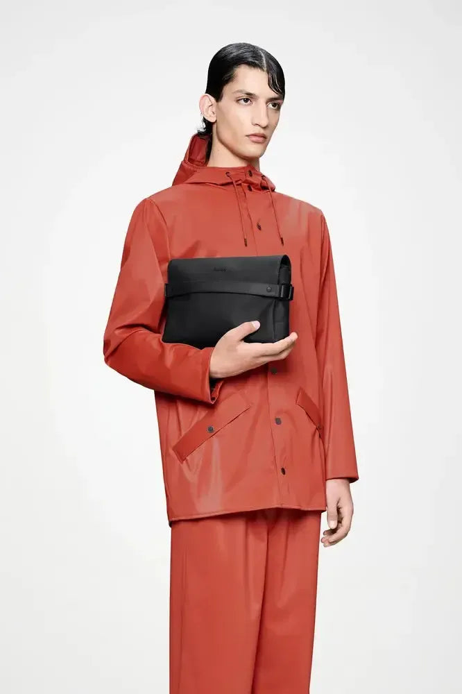 Rains OTG Wash Bag Toalettmappe Black-Toalettmappe-BagBrokers