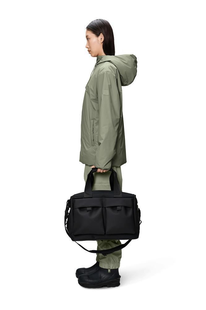 Rains Otaru Weekend Bag Small W3 Black-Bagger-BagBrokers