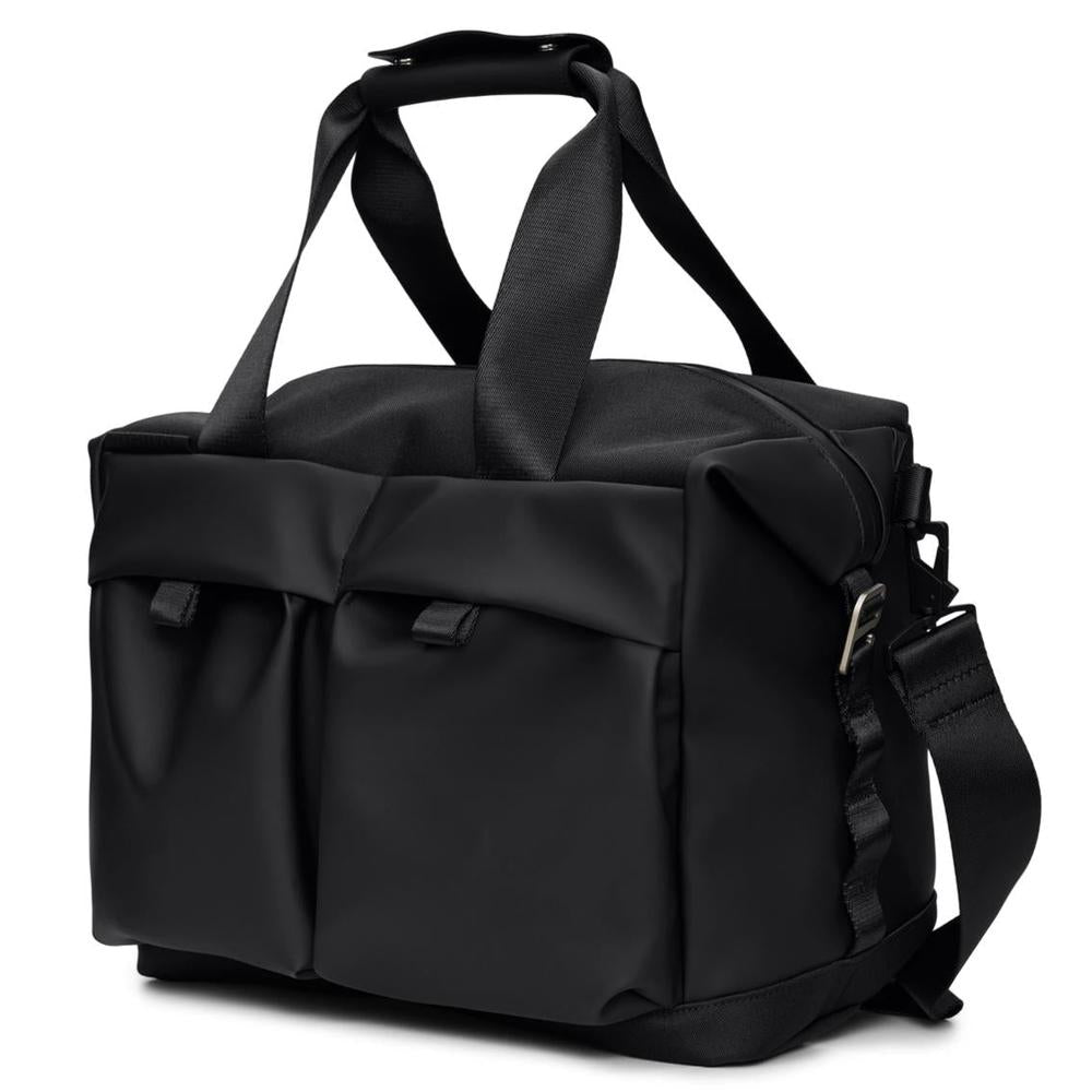 Rains Otaru Weekend Bag Small W3 Black-Bagger-BagBrokers