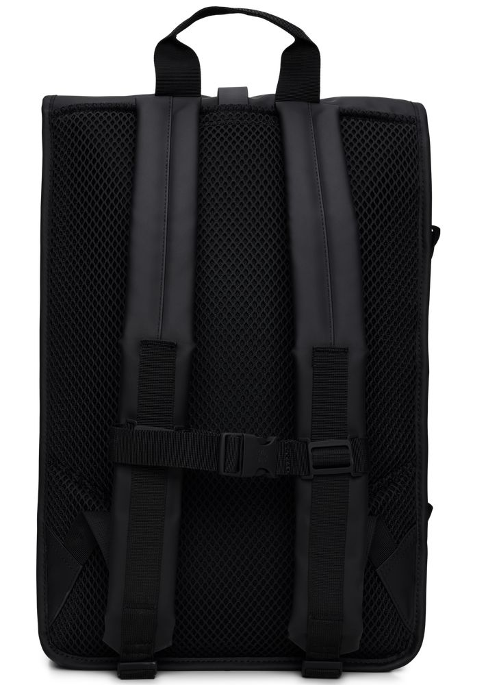 Rains ROLLTOP RUCKSACK Large W3 Black-Ryggsekker-BagBrokers