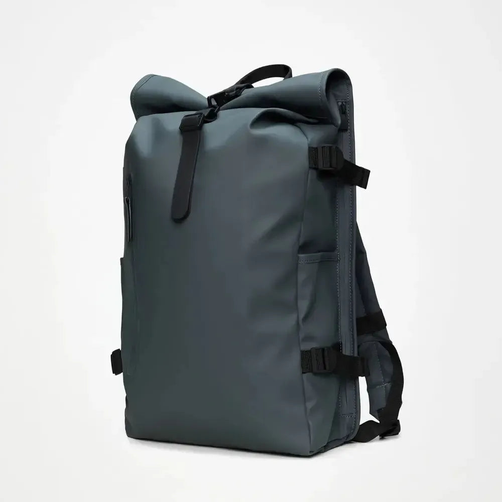 Rains ROLLTOP RUCKSACK Large W3 Dark Grey-Ryggsekker-BagBrokers