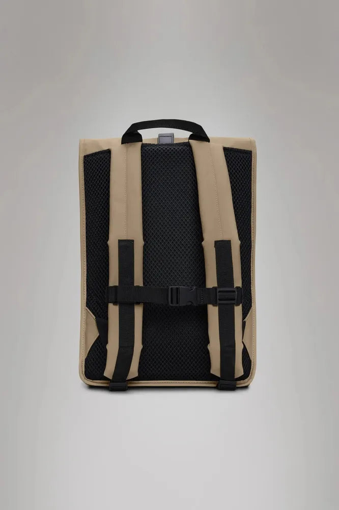 Rains ROLLTOP RUCKSACK W3 Beige-Ryggsekker-BagBrokers