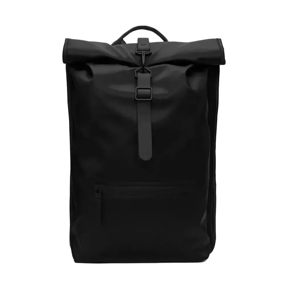 Rains ROLLTOP RUCKSACK W3 Black Grain-Ryggsekker-BagBrokers