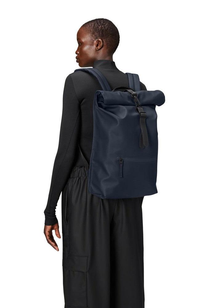 Rains ROLLTOP RUCKSACK W3 Navy-Ryggsekker-BagBrokers
