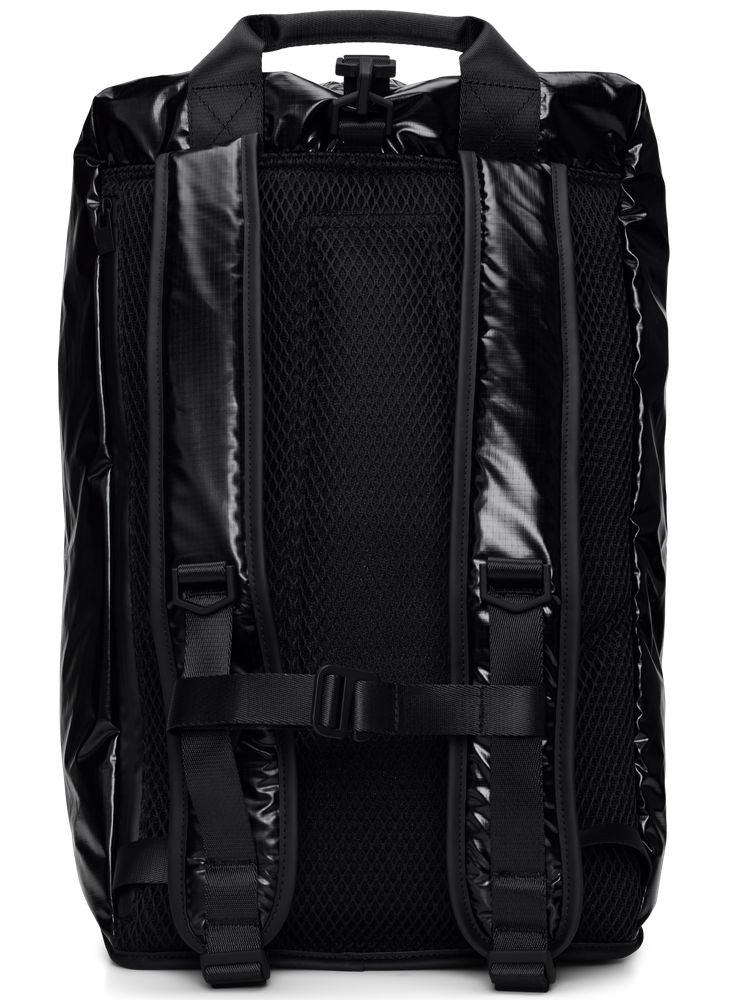 Rains Sibu Duffel Backpack W3 Black-Sekker-BagBrokers