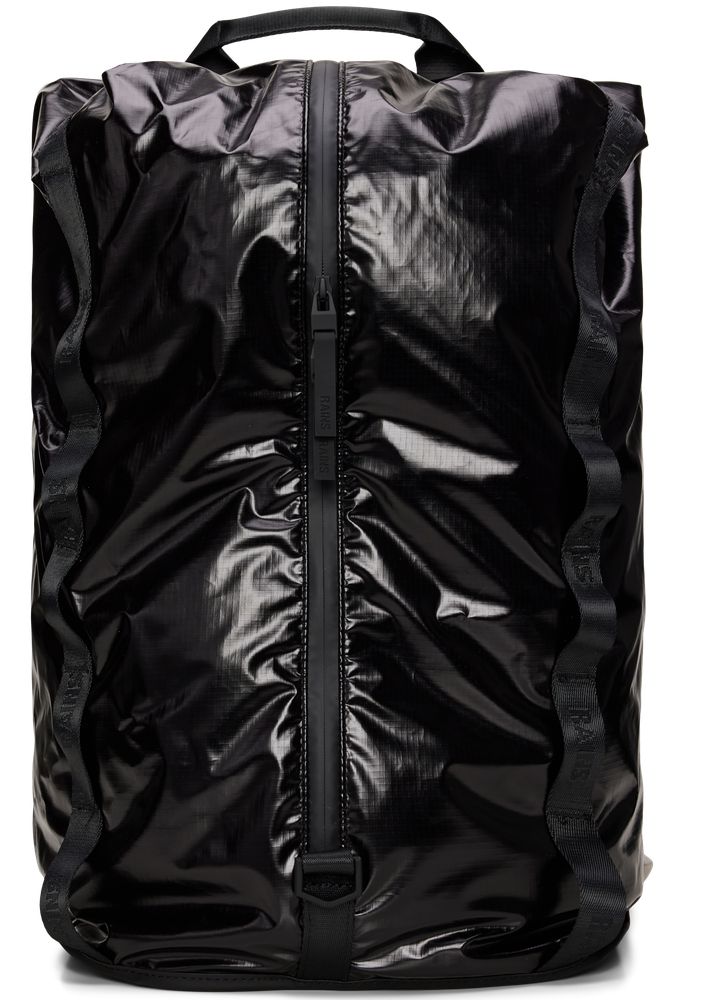 Rains Sibu Duffel Backpack W3 Black-Sekker-BagBrokers