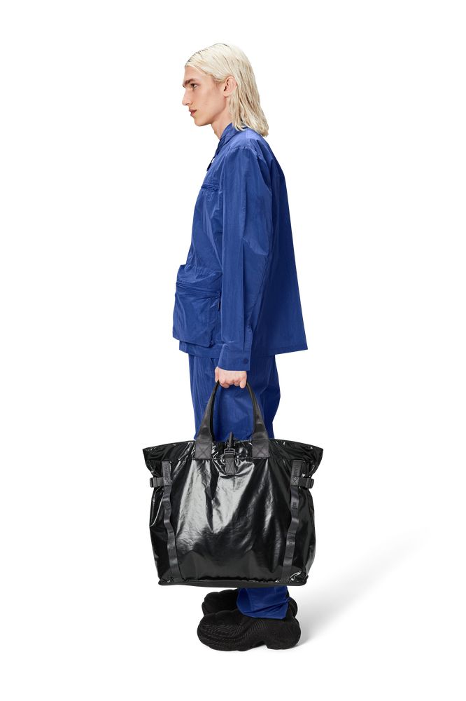 Rains Sibu Shopper Bag W3 Black-Bagger-BagBrokers