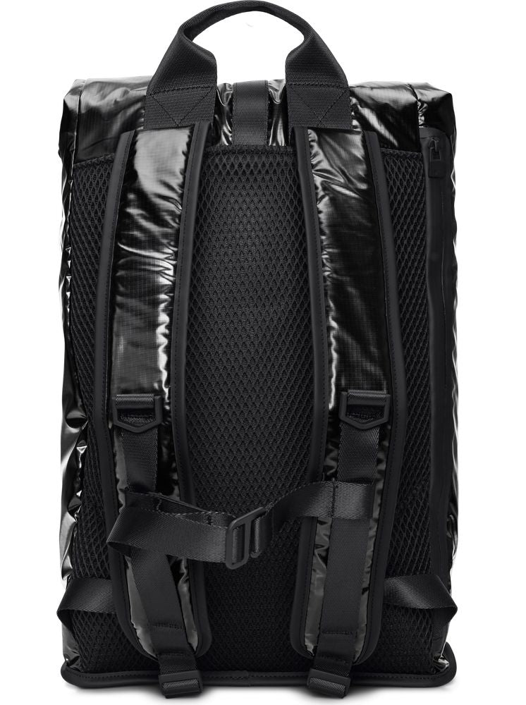 Rains Sibu Rolltop Rucksack W3 Black-Sekker-BagBrokers
