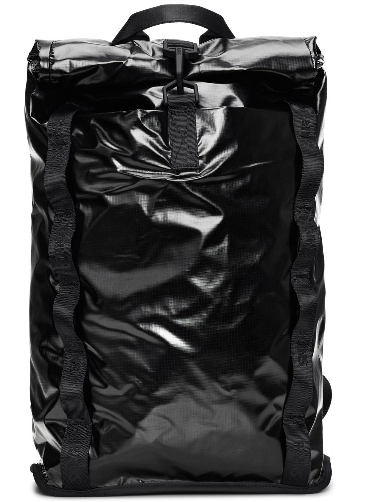 Rains Sibu Rolltop Rucksack W3 Black-Sekker-BagBrokers