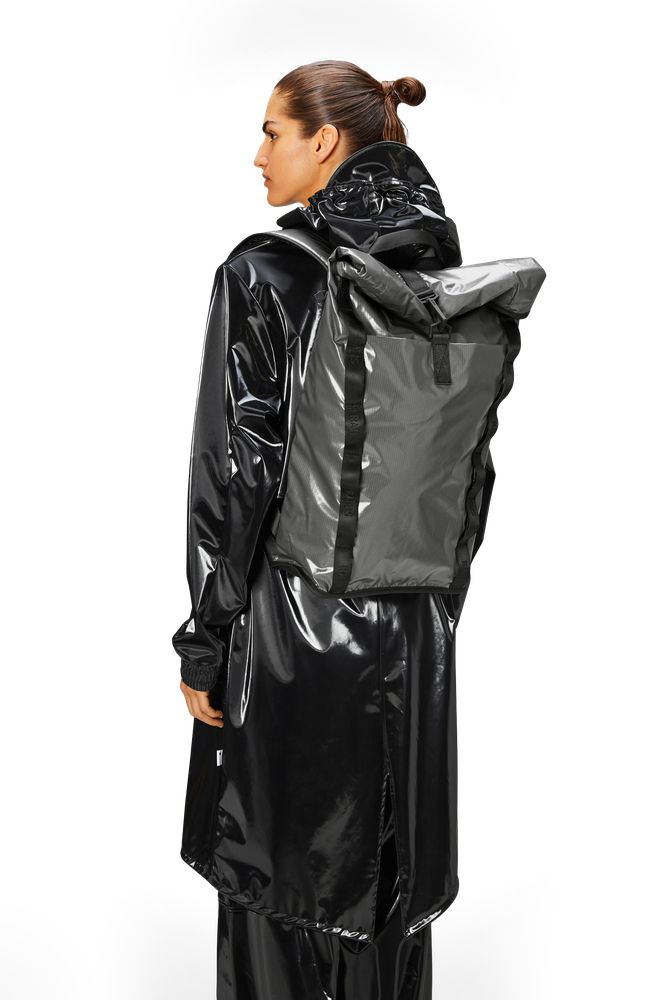 Rains Sibu Rolltop Rucksack W3 Grey-Sekker-BagBrokers