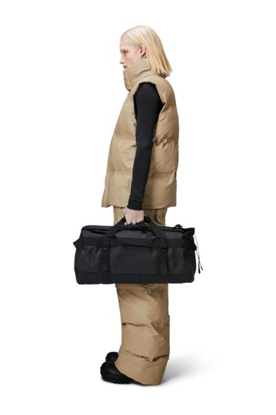 Rains Texel Duffel Bag Small W3 34 liter Black-Bagger-BagBrokers