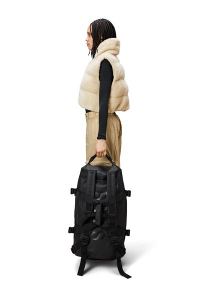 Rains Texel Duffel Bag W3 56 liter Black-Bagger-BagBrokers