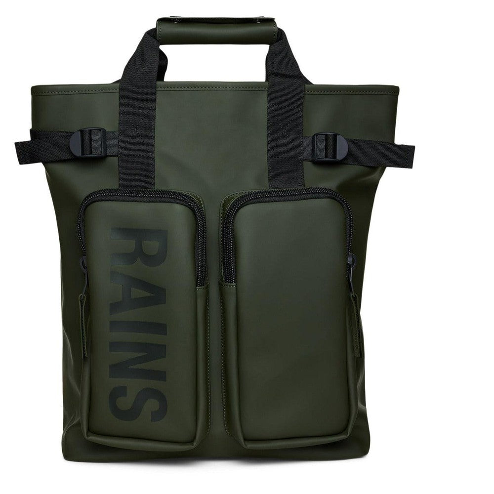 Rains Texel Tote Backpack W3 Green-Bagger-BagBrokers