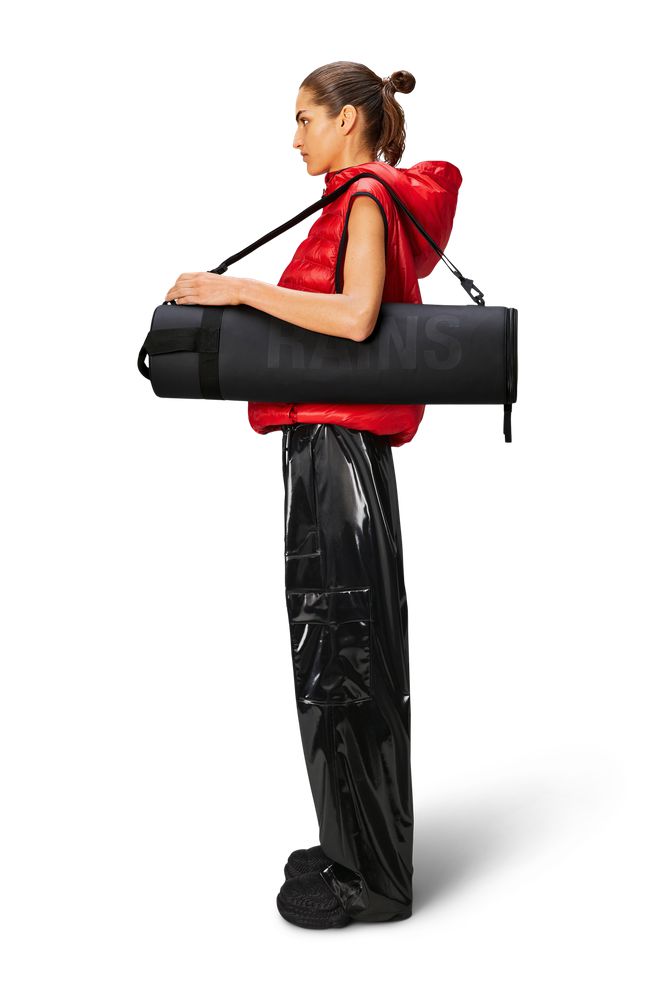 Rains Texel Yoga mat Bag W3 Black-Bagger-BagBrokers
