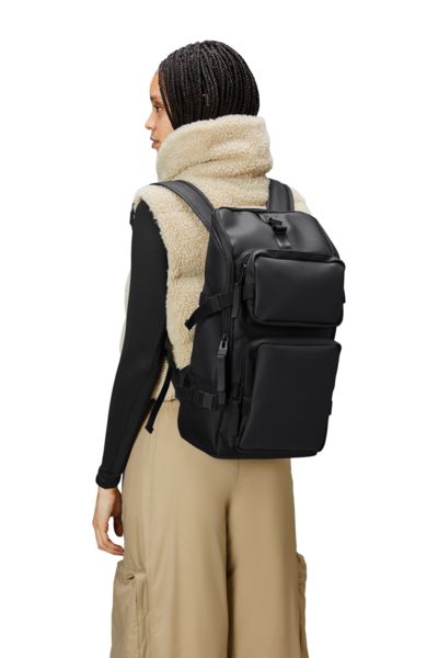 Rains Trail Cargo Backpack W3 Black-Ryggsekker-BagBrokers
