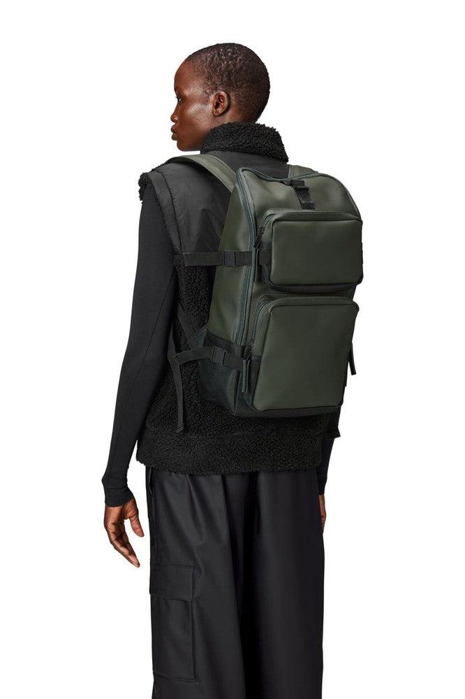 Rains Trail Cargo Backpack W3 Green-Ryggsekker-BagBrokers