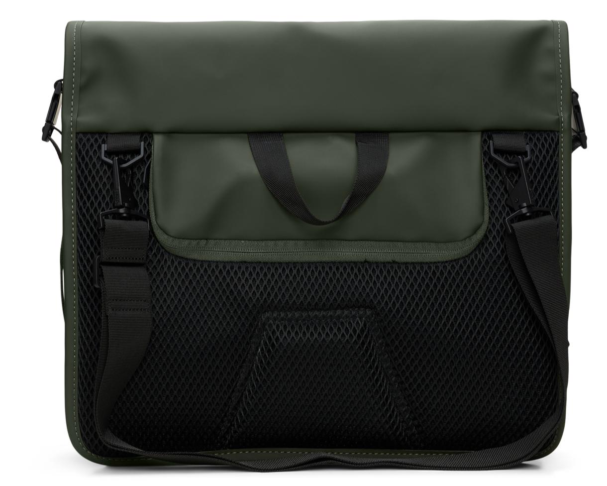 Rains Trail Rolltop Messenger Bag W3 Green Sykkelveske-Bagger-BagBrokers