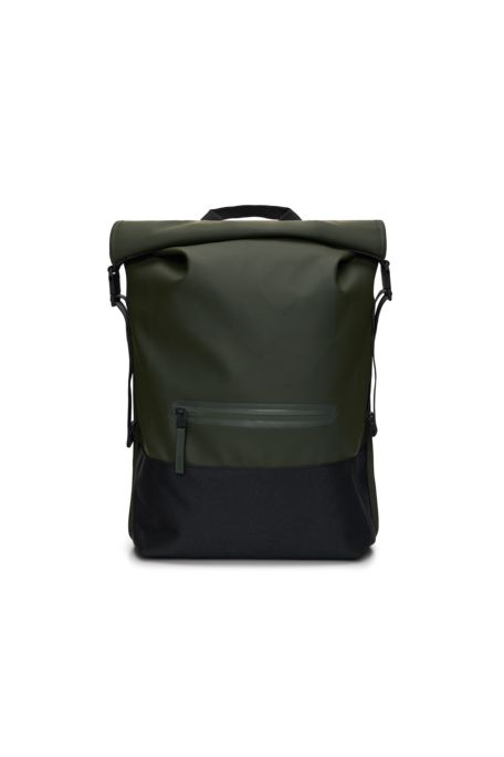 Rains Trail Rolltop backpack W3 Green-Ryggsekker-BagBrokers
