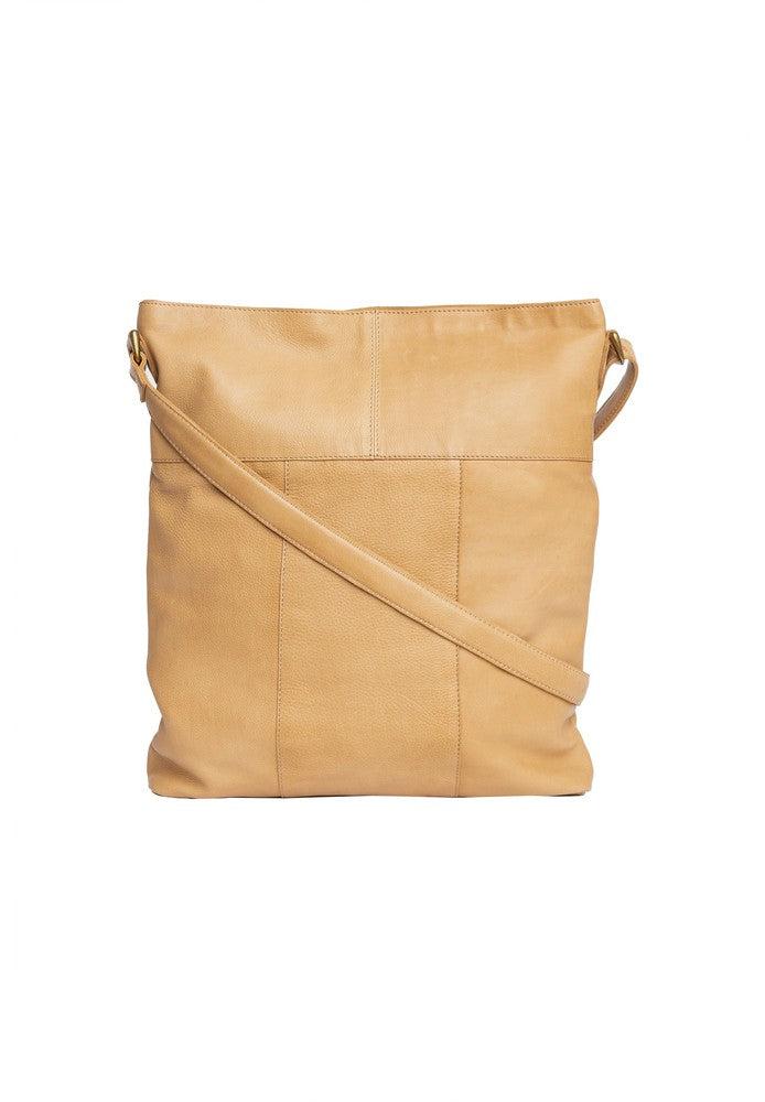 Re:Designed by Dixie 1656 Urban stor skulderveske i skinn Desert Sand-Damevesker-BagBrokers