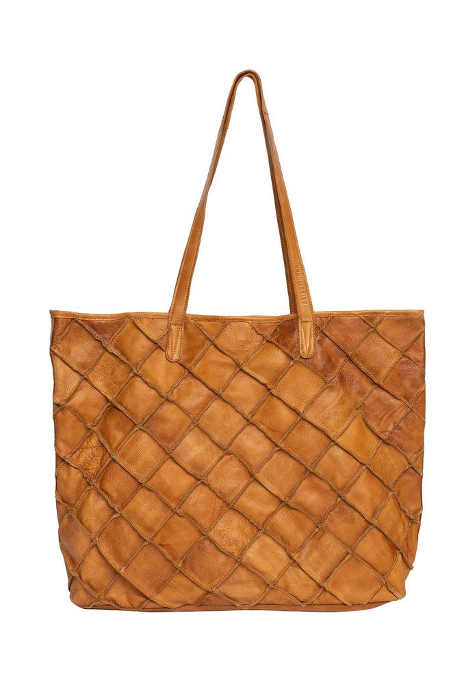 Re:Designed by Dixie Caia skulderveske i skinn Burned Tan-Damevesker-BagBrokers