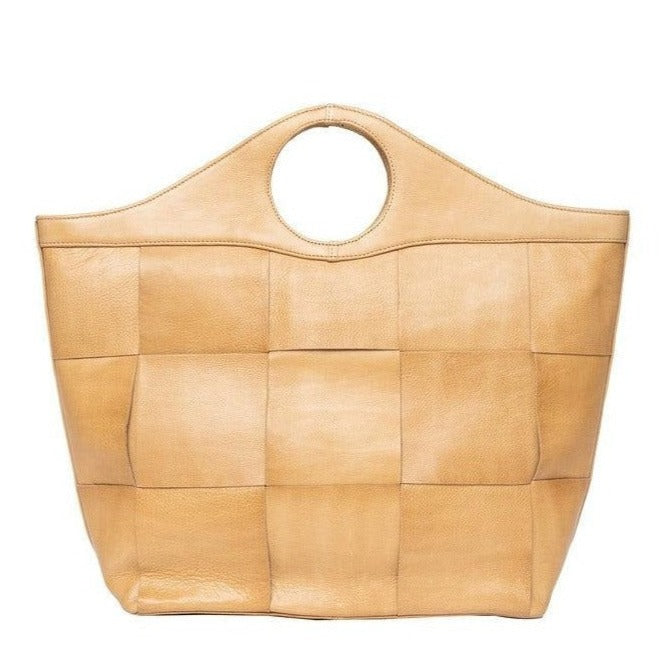 Re:Designed by Dixie Donna Big stor veske i skinn Desert Sand-Damevesker-BagBrokers