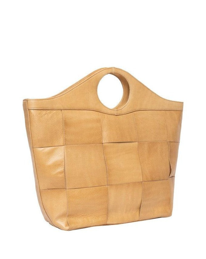 Re:Designed by Dixie Donna Big stor veske i skinn Desert Sand-Damevesker-BagBrokers