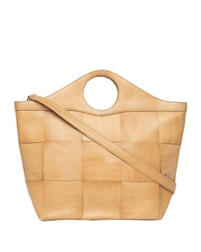 Re:Designed by Dixie Donna Big stor veske i skinn Desert Sand-Damevesker-BagBrokers
