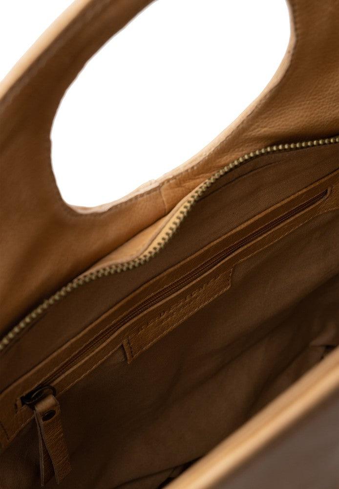 Re:Designed by Dixie Donna Big stor veske i skinn Desert Sand-Damevesker-BagBrokers