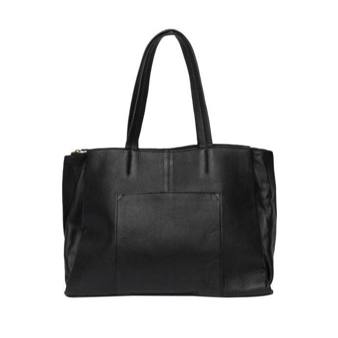 Re:Designed by Dixie Eliana PC skulderveske i skinn Black/Black-Damevesker-BagBrokers