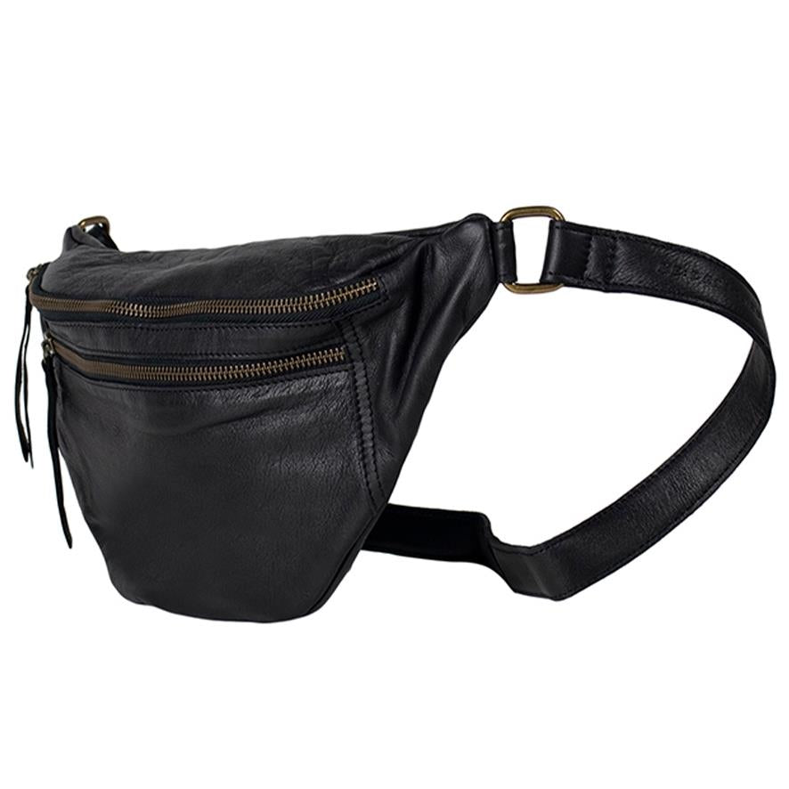 Re:Designed by Dixie Faust Urban bumbag i skinn Svart-Damevesker-BagBrokers