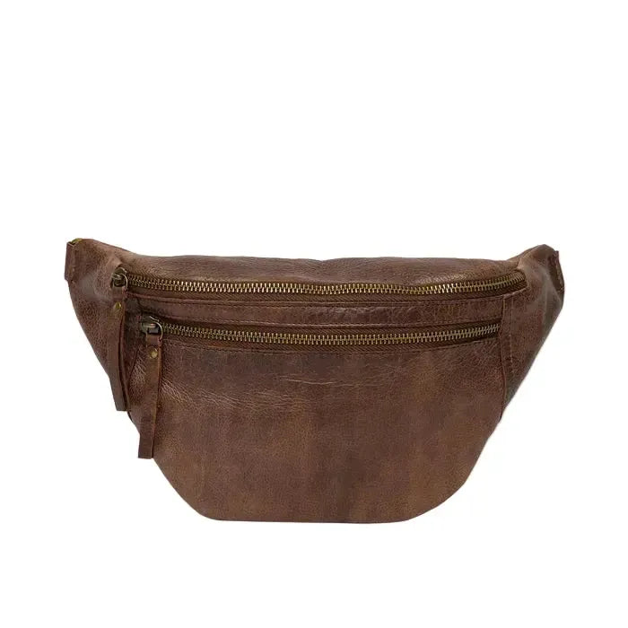 Re:Designed by Dixie Faust Urban bumbag i skinn Woodsmoke-Damevesker-BagBrokers