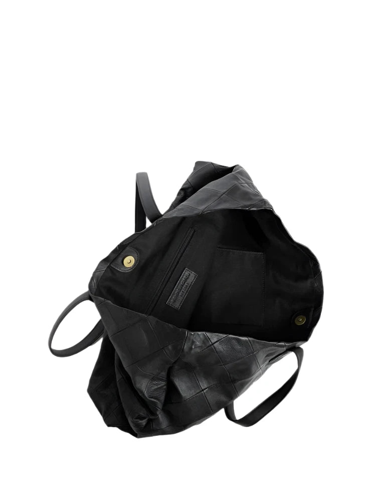 Re:Designed by Dixie Gry skulderveske i skinn Black-Damevesker-BagBrokers