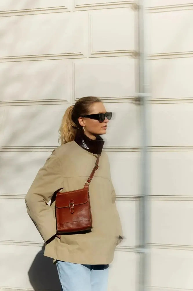 Re:Designed by Dixie Jeane Big Cognac-Damevesker-BagBrokers