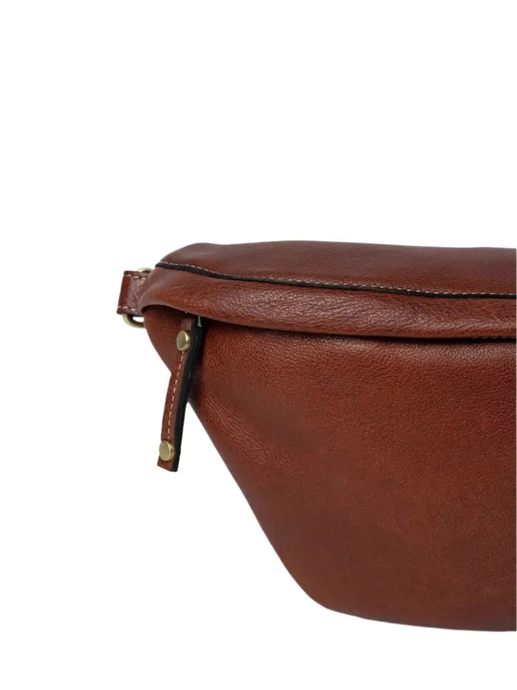 Re:Designed by Dixie Jeane Bumbag i skinn Cognac-Damevesker-BagBrokers