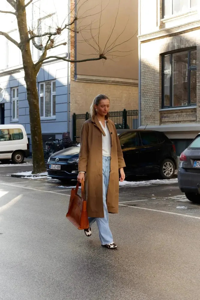 Re:Designed by Dixie Jona Big skulderveske i skinn Burned Tan-Damevesker-BagBrokers