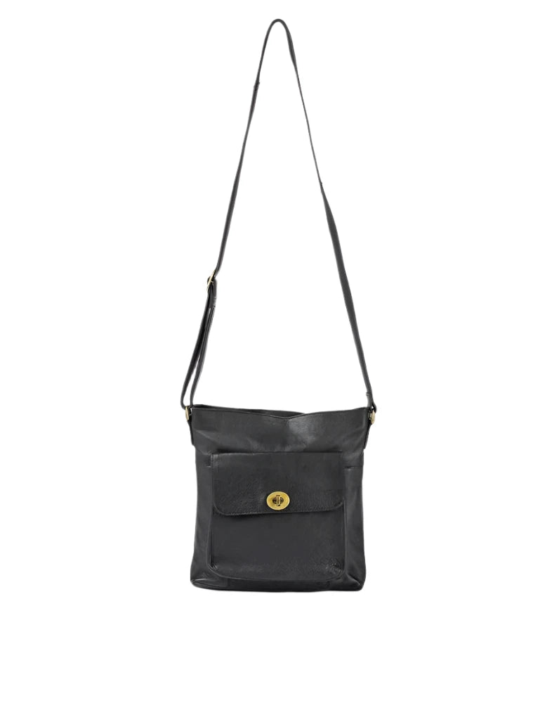 Re:Designed by Dixie Kay Urban skulderveske i skinn Svart-Damevesker-BagBrokers