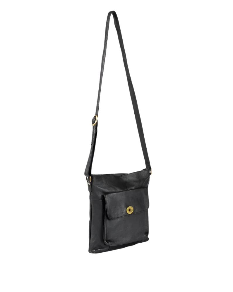 Re:Designed by Dixie Kay Urban skulderveske i skinn Svart-Damevesker-BagBrokers