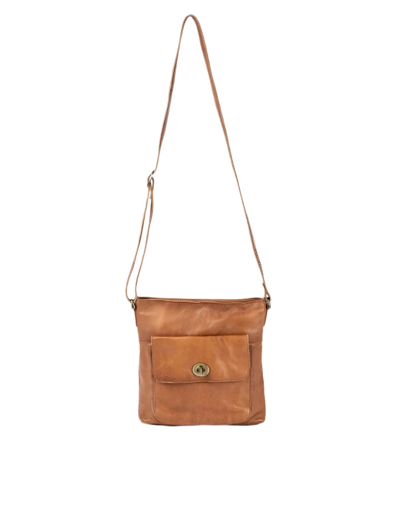 Re:Designed by Dixie Kay Urban skulderveske i skinn Walnut-Damevesker-BagBrokers